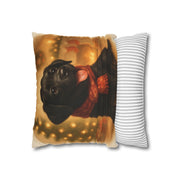 Spun Polyester Square Pillowcase