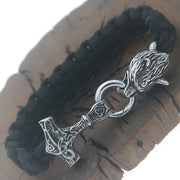 Male Nordic Rune Stainless Steel Pendant Bracelet